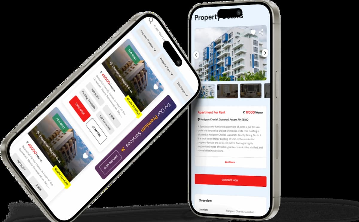 mobile app view